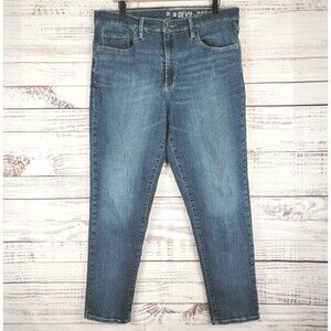 Devil Dog Jeans Mens 36 X 30 Slim Tapered Blue Denim Dungarees Whiskered